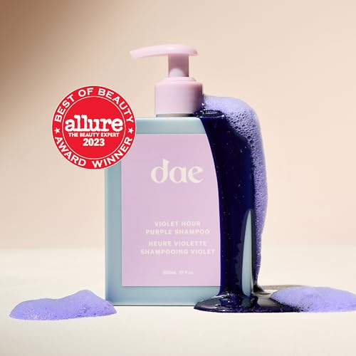 DAE Hair Violet Hour Purple Shampoo - Enhances Color & Repairs Damage (10 oz)