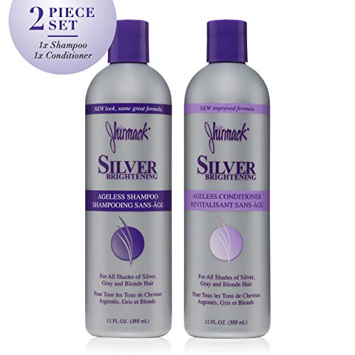 Silver Brightening Shampoo and Conditioner for Grey and Blonde Hair
